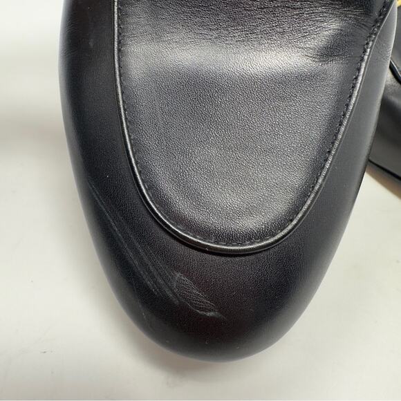 Gucci Princetown Black Leather Horsebit Mules Loafers - Picture 9 of 12